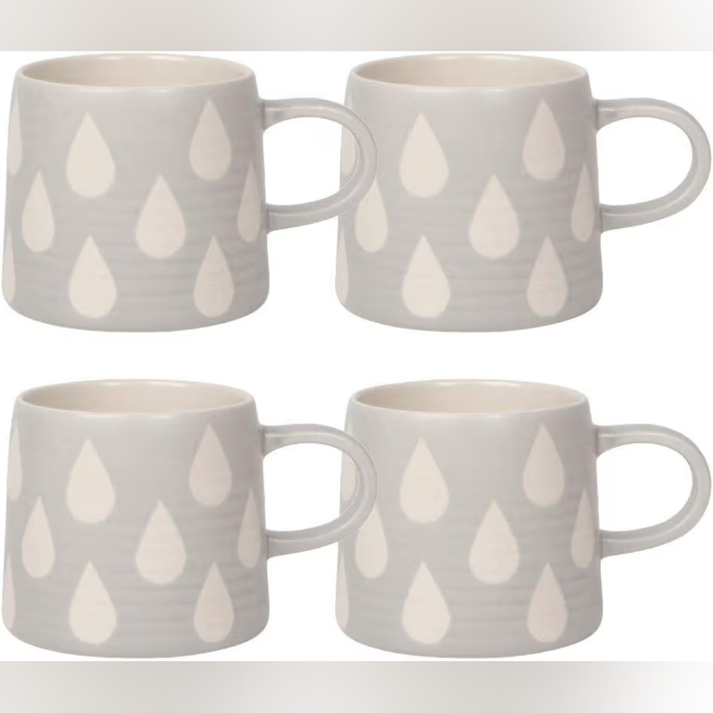 Danica Studios Raindrop Imprint Mugs (SET Of 2)